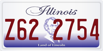 IL license plate Z622754