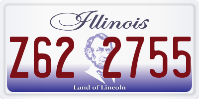 IL license plate Z622755