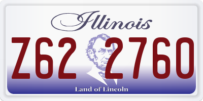 IL license plate Z622760