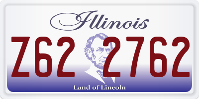 IL license plate Z622762