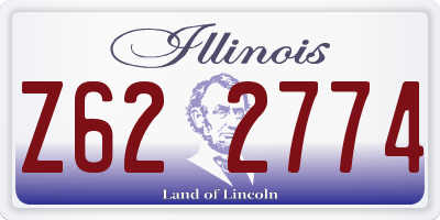 IL license plate Z622774