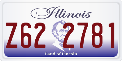 IL license plate Z622781