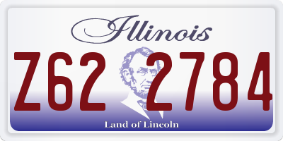 IL license plate Z622784