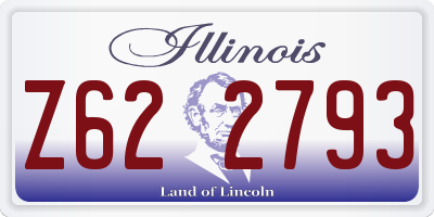 IL license plate Z622793