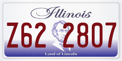 IL license plate Z622807