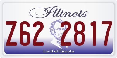IL license plate Z622817