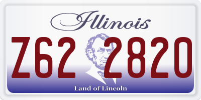 IL license plate Z622820