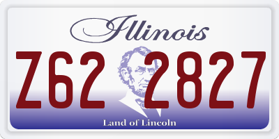 IL license plate Z622827