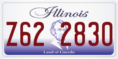 IL license plate Z622830