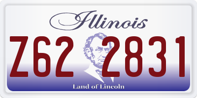 IL license plate Z622831