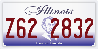 IL license plate Z622832