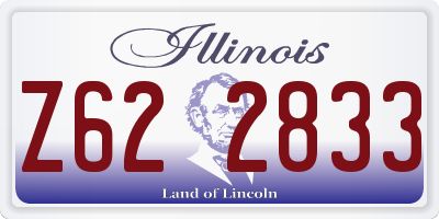 IL license plate Z622833