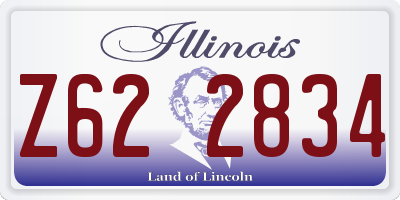 IL license plate Z622834