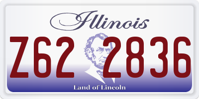 IL license plate Z622836