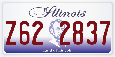 IL license plate Z622837