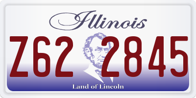 IL license plate Z622845