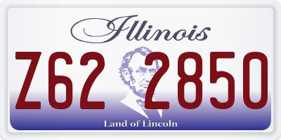 IL license plate Z622850