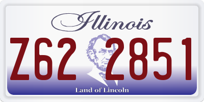 IL license plate Z622851