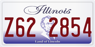 IL license plate Z622854