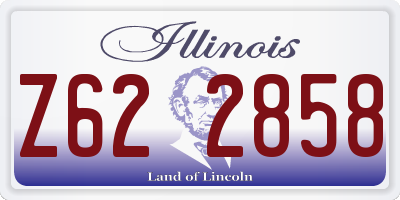 IL license plate Z622858