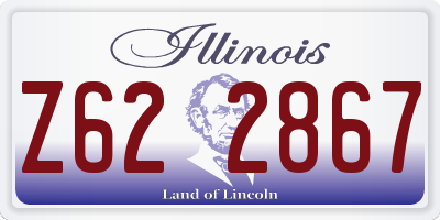 IL license plate Z622867
