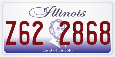 IL license plate Z622868