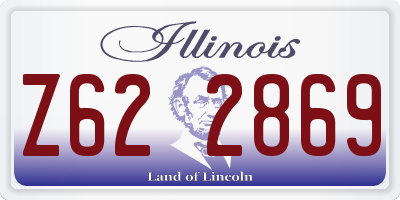 IL license plate Z622869