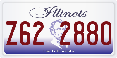IL license plate Z622880