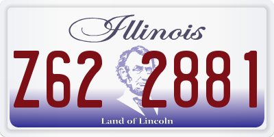 IL license plate Z622881