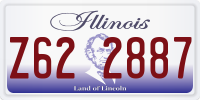 IL license plate Z622887