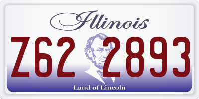 IL license plate Z622893