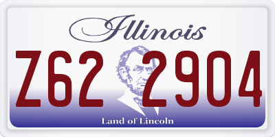 IL license plate Z622904