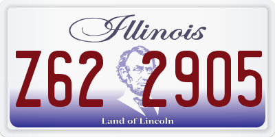 IL license plate Z622905
