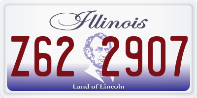 IL license plate Z622907