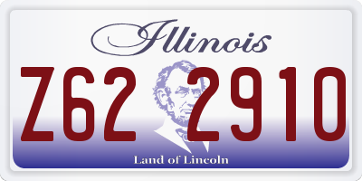 IL license plate Z622910