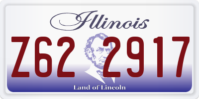IL license plate Z622917