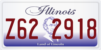 IL license plate Z622918