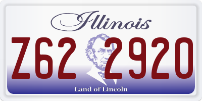 IL license plate Z622920