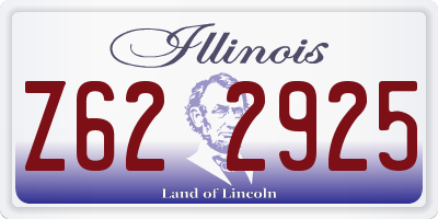 IL license plate Z622925