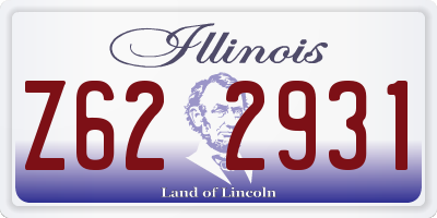 IL license plate Z622931