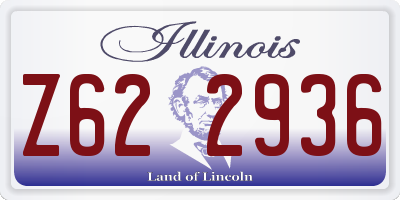 IL license plate Z622936