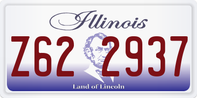 IL license plate Z622937
