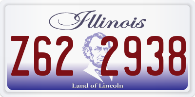 IL license plate Z622938