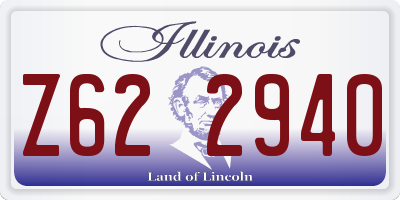 IL license plate Z622940