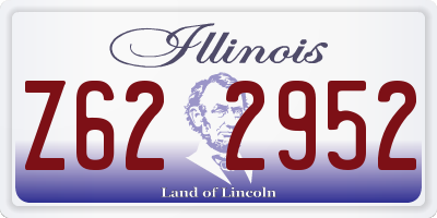 IL license plate Z622952