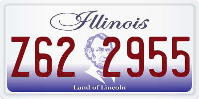IL license plate Z622955