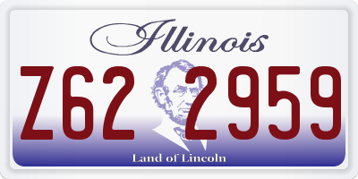 IL license plate Z622959
