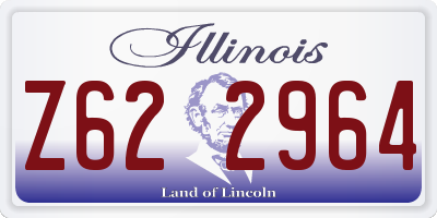 IL license plate Z622964