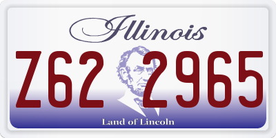 IL license plate Z622965