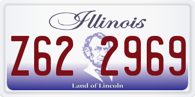 IL license plate Z622969